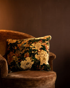 Flower pattern cushion