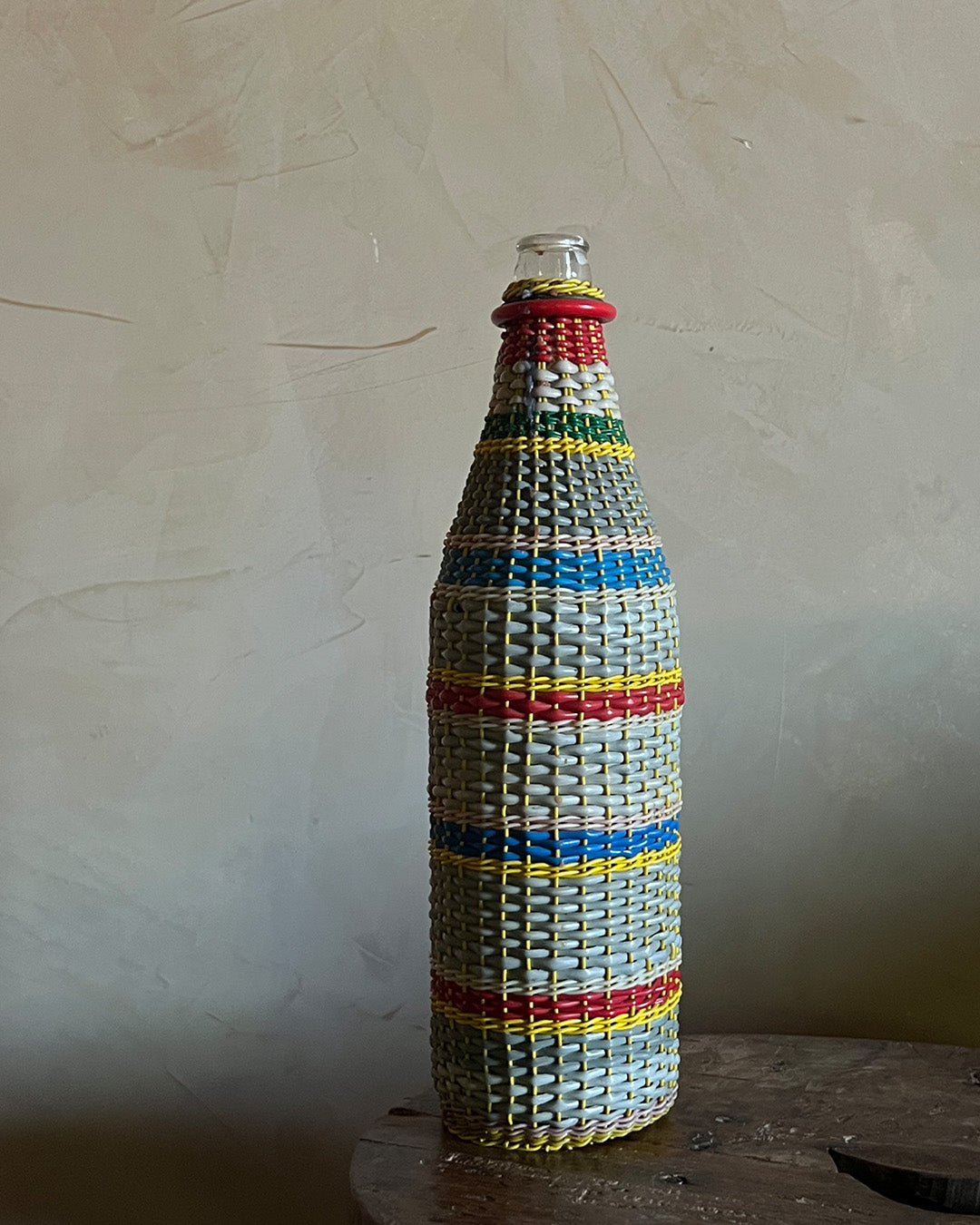 Mexican braided bottle