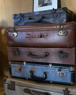 Vintage suitcase set