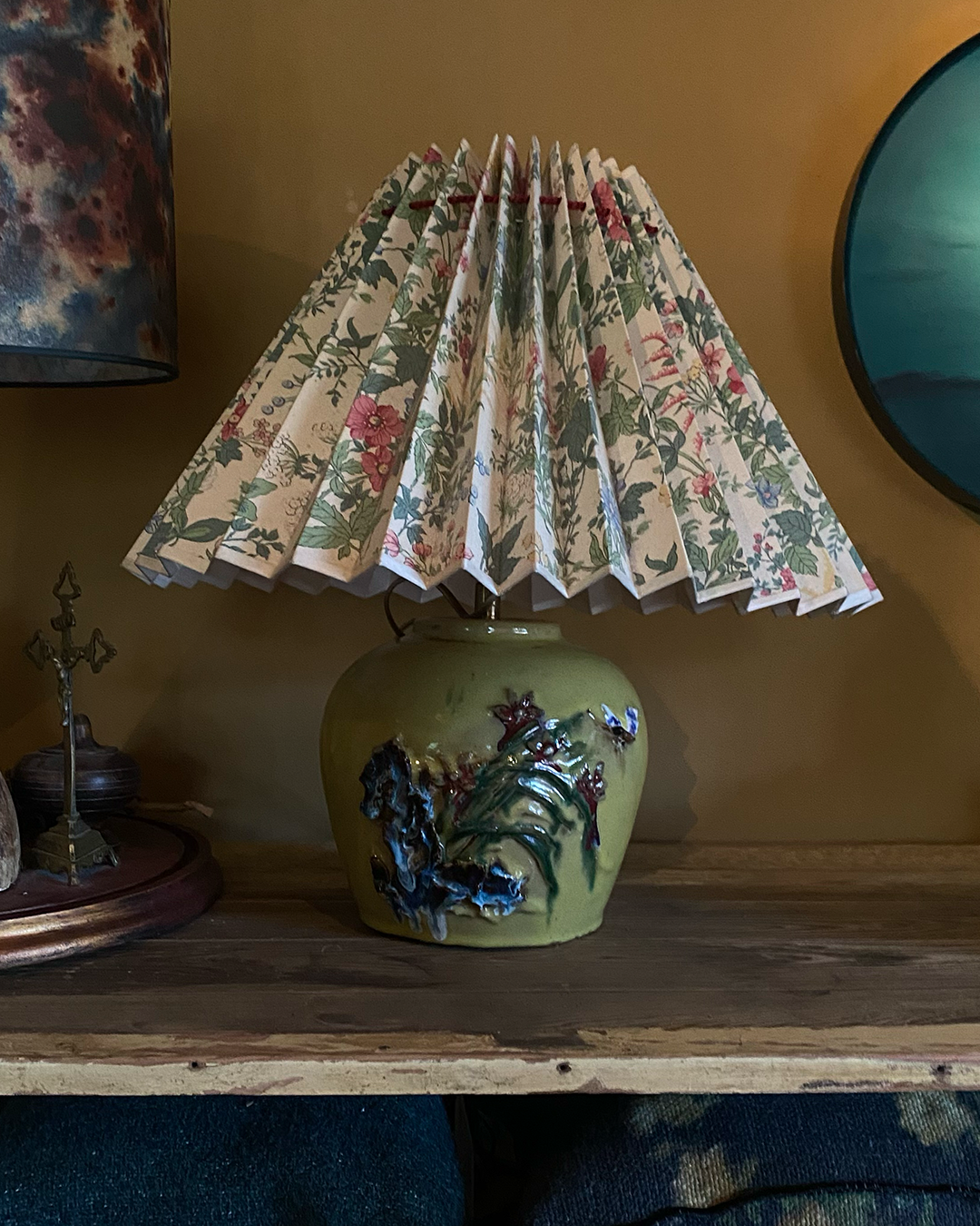 Antique lamp with beautiful details