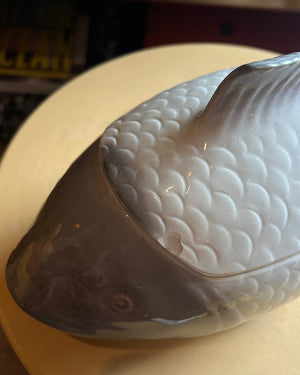 Antique Fish-Shaped Serving Dish