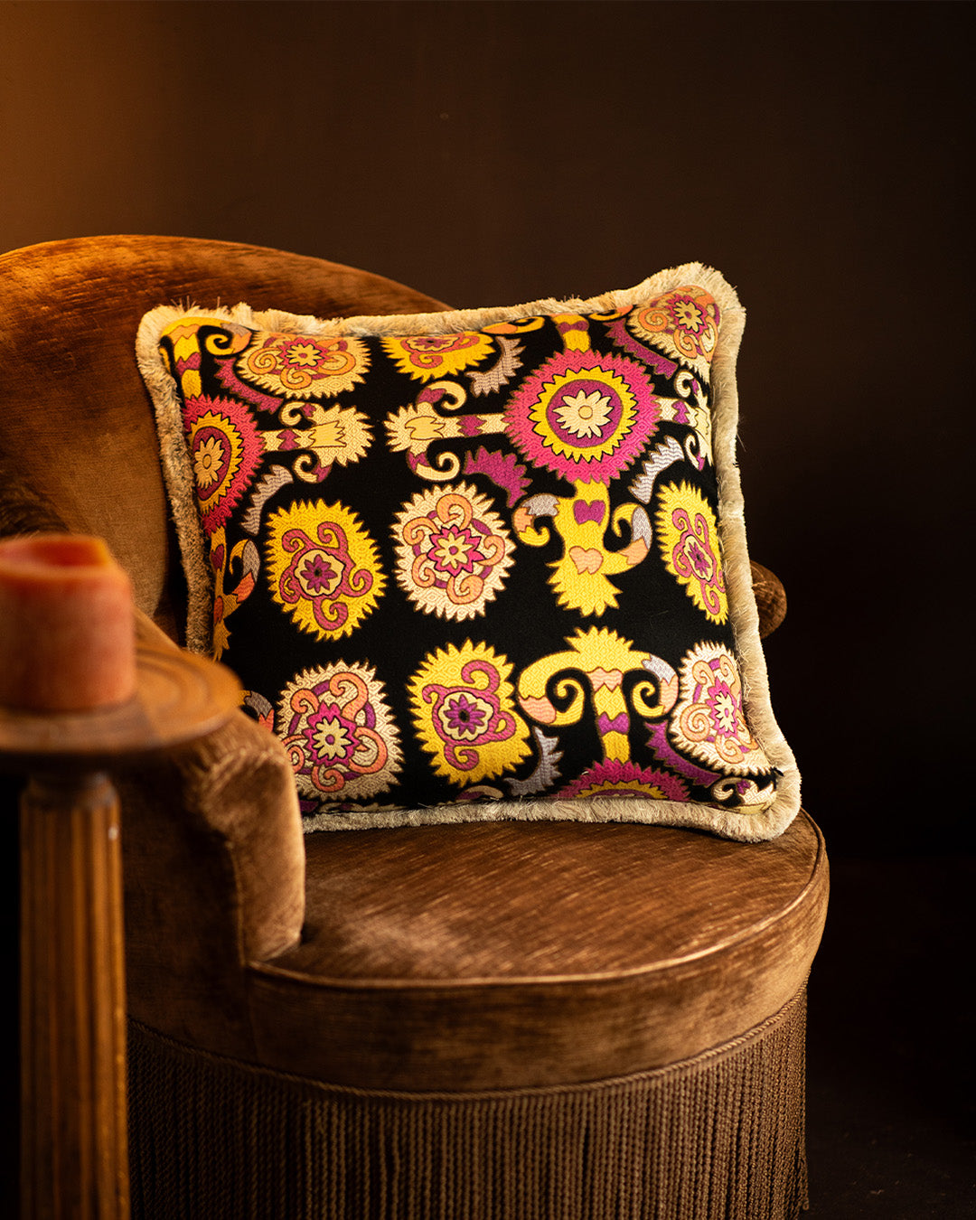 Pattern cushion Etro fabric