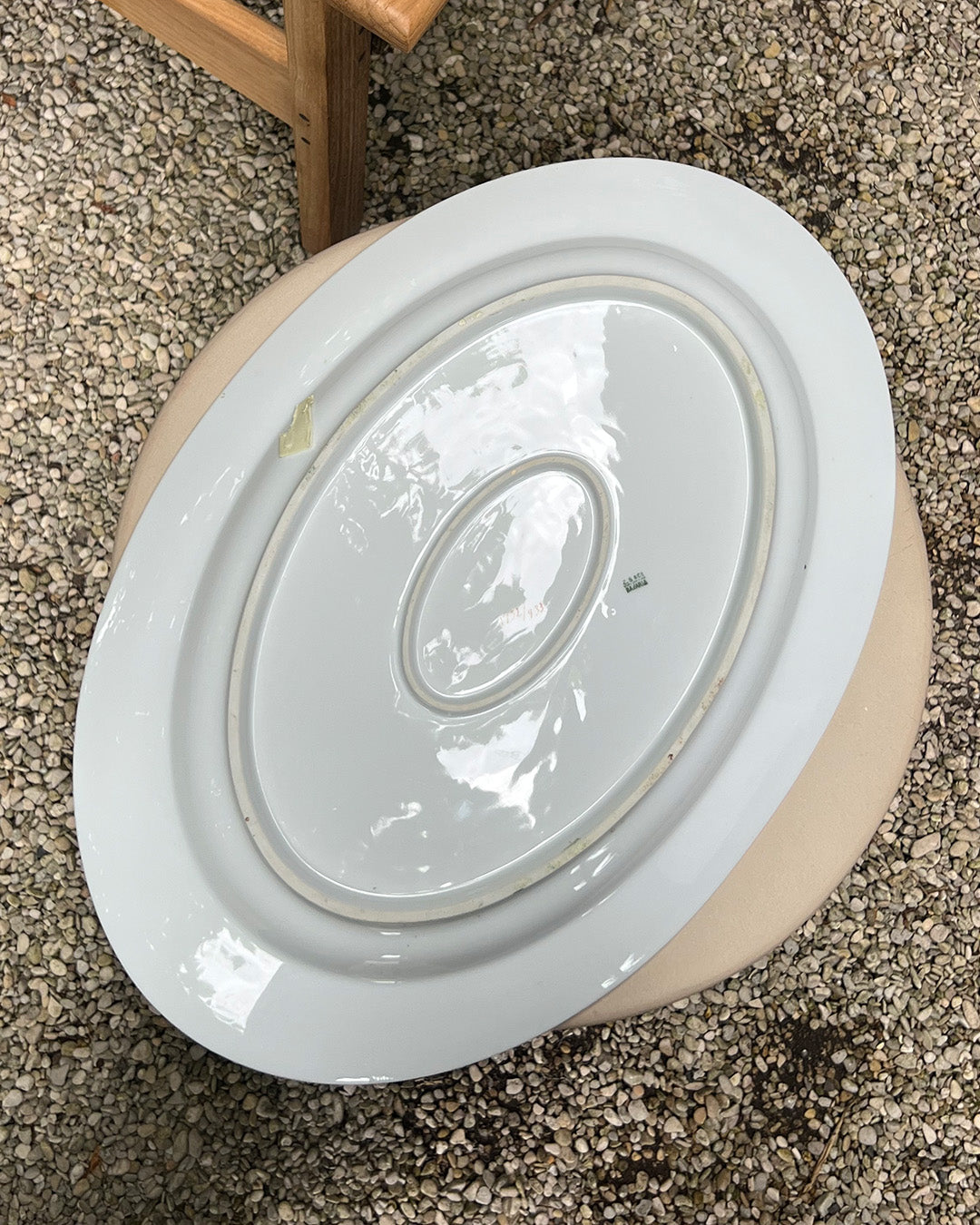 Antique Fish Serving Platter