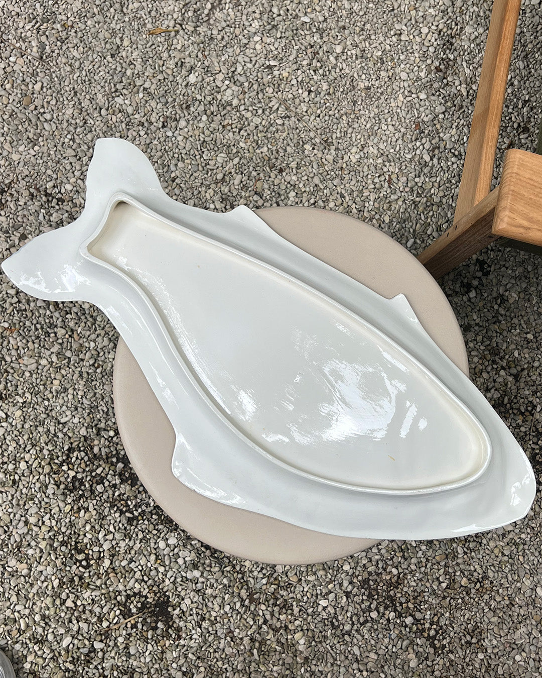 Antique Fish-shaped Serving Platter