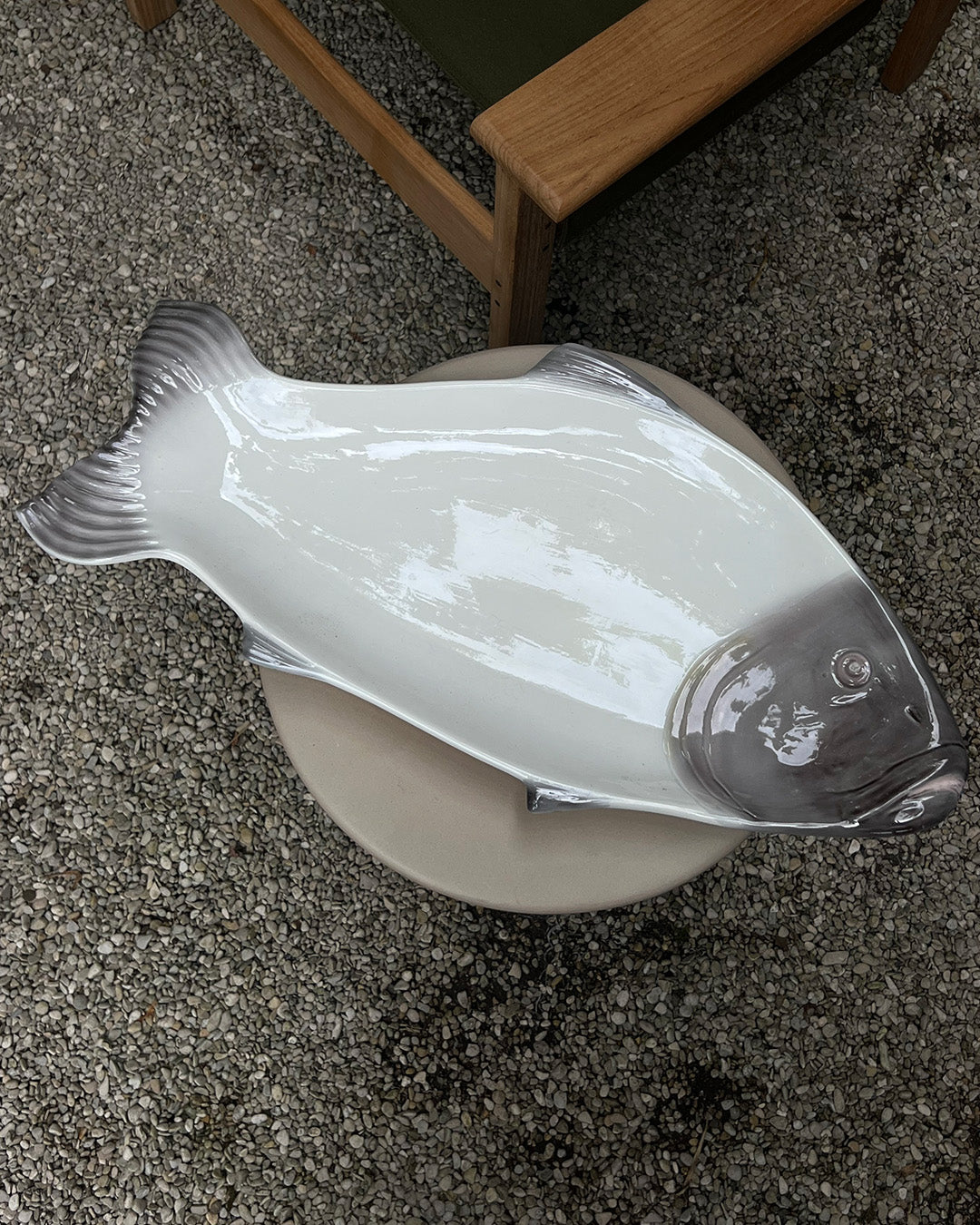 Antique Fish-shaped Serving Platter