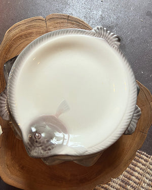 Antique fish dinnerware set